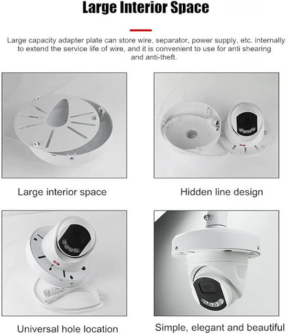 260MM L-Type Aluminum Alloy Outdoor Security Camera Mount Bracket, Dome Camera - Image 6
