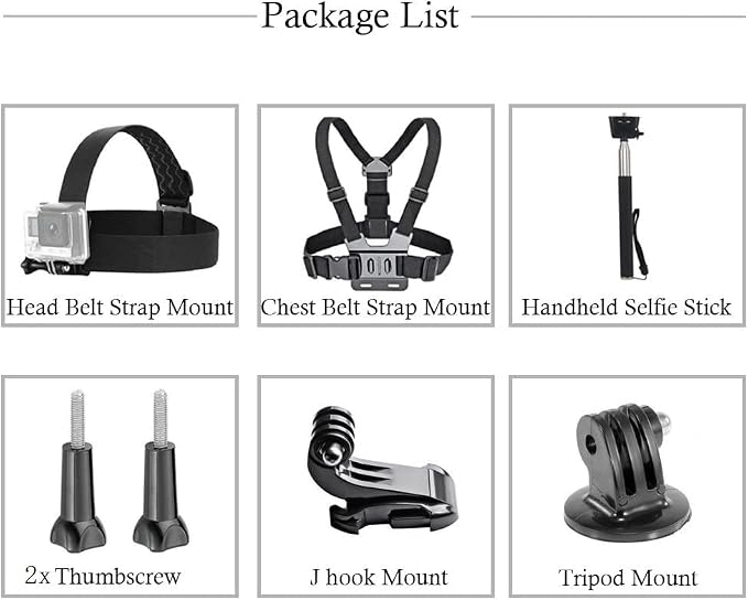 3 in 1 Universal Action Camera Accessories Kit - Image 7