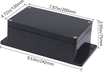 Project Box ABS Black Electrical Boxes IP65 Outdoor Waterproof Box Electronic - Image 3