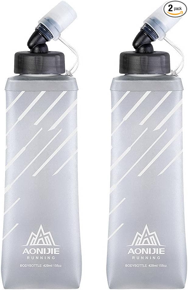 AONIJIE TPU Soft Flask Water Bottle Collapsible Running Flask by AONIJIE