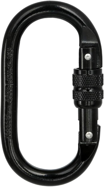 Heavy Duty Locking Climbing Carabiner Clip CE Rated 25 kN 5600 LB Rugged - Image 5