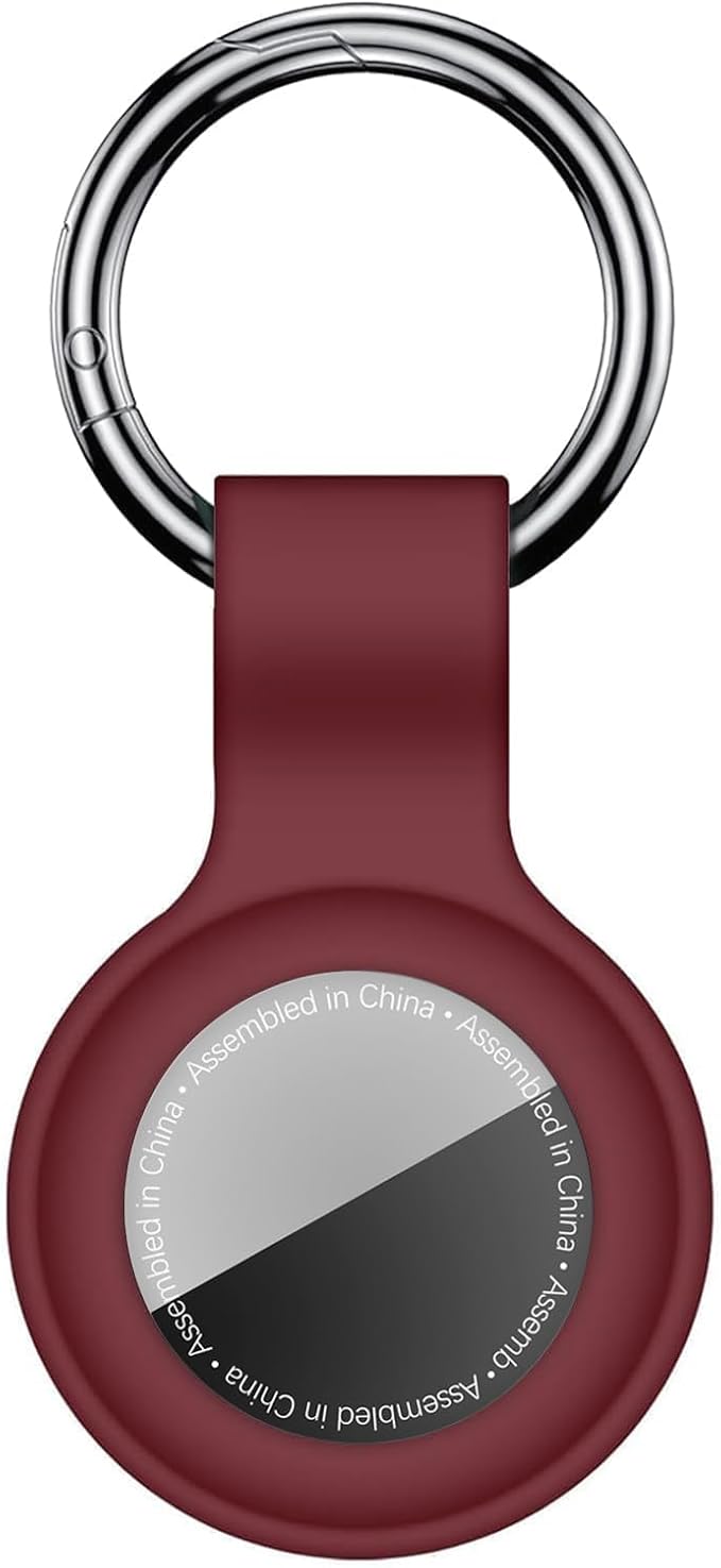 Linsaner Case for AirTag 2nd Gen & 1st Gen, Silicone Holder Keychain Key Ring by Linsaner