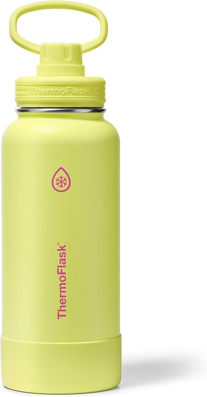 ThermoFlask 32 oz Double Wall Vacuum Insulated Stainless Steel Water Bottle by ThermoFlask