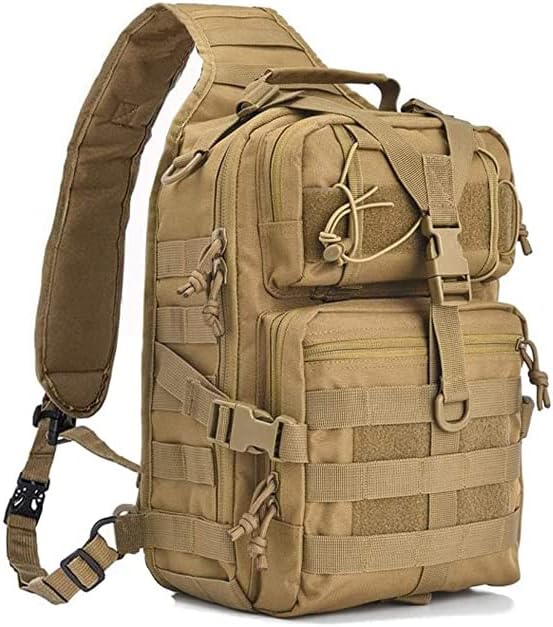 hopopower Tactical Sling Bag, Sport Bag Military Rover Shoulder Backpack EDC by Hopopower