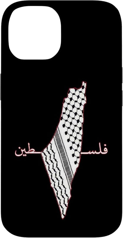 Keffiyeh Palestine Map Arabic Scarf Shemagh Palestinian Flag Case by Unknown