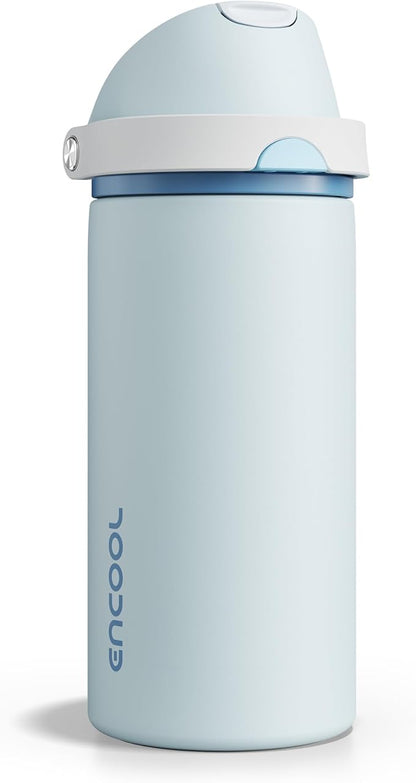 Insulated Water Bottle with Straw by ENCOOL
