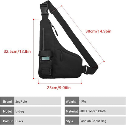 Universal Radio L Shape Chest 2 Pockets Harness Tactical Vest Nylon Vest Walkie - Image 5