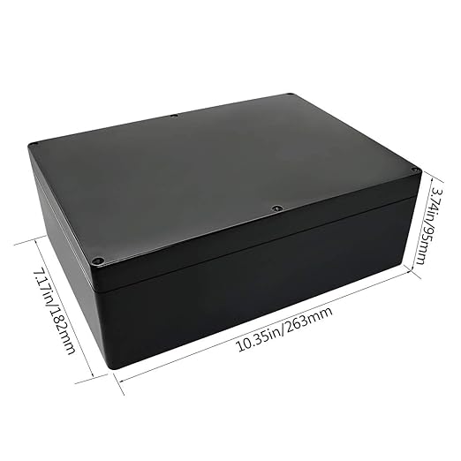 LeMotech ABS Plastic Electrical Project Case Power Junction Box, Project Box - Image 4