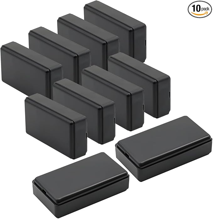 LeMotech Project Box 10 Pieces ABS Plastic Electrical Project Case Small by LeMotech