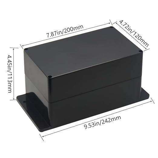 Junction Box IP65 Waterproof ABS Plastic Electrical Project Case Power Junction - Image 2