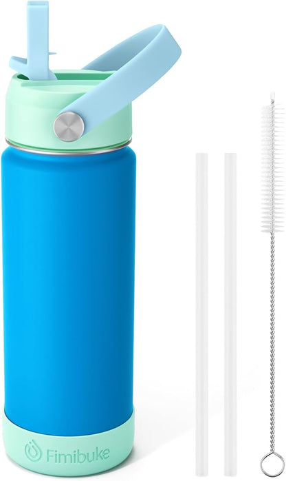 Fimibuke Kids Insulated Water Bottle, 18oz BPA FREE 18/8 Stainless Steel Kids by Fimibuke