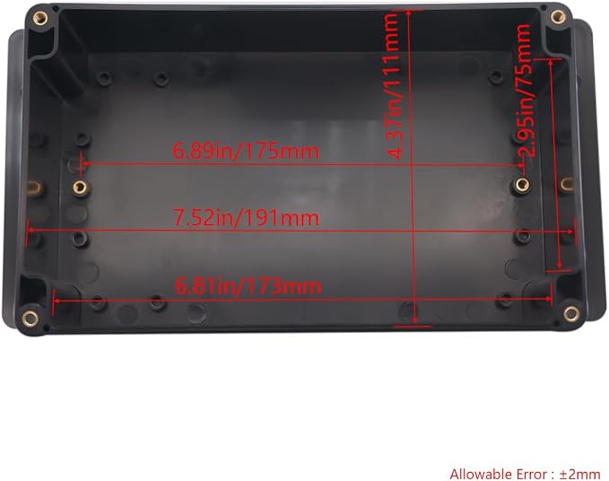 Project Box ABS Black Electrical Boxes IP65 Outdoor Waterproof Box Electronic - Image 4