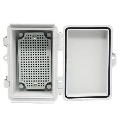 Mini Grey Watertight Junction Box Hinged Cover - Image 4