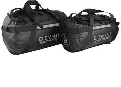 Element Equipment Trailhead Duffel Bag Shoulder Straps Waterproof Black/Grey - Image 10
