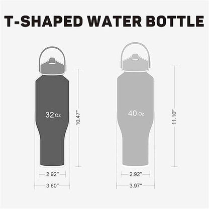 40oz Insulated Water Bottle Keep Cold 24h&Hot 12h, Double Wall Vacuum Insulated - Image 4