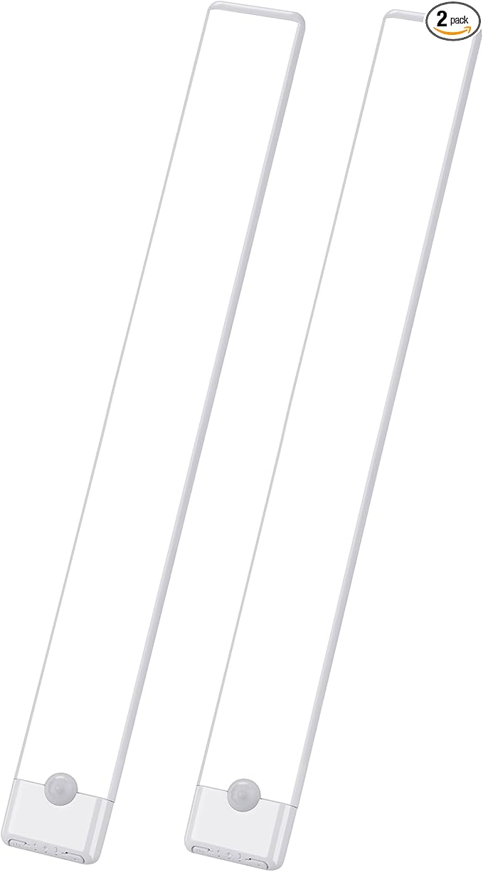 15.9 inch Motion Sensor Under Cabinet Lights, Magnetic Rechargeable Under by YLXS