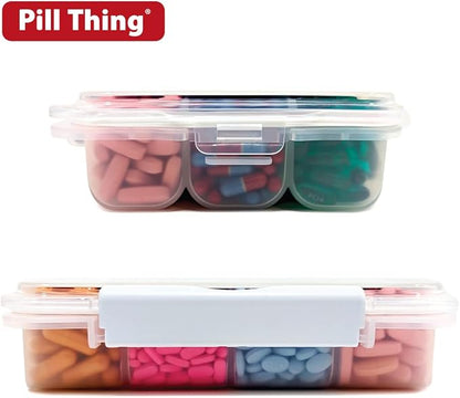 8 and12 Compartment Large Pill Cases - Image 6