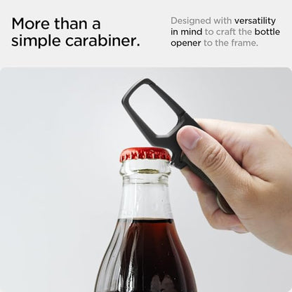 Spigen Life Carabiner Key Ring Clip, Car Keychain Clip, Bottle Opener Key Chain - Image 4