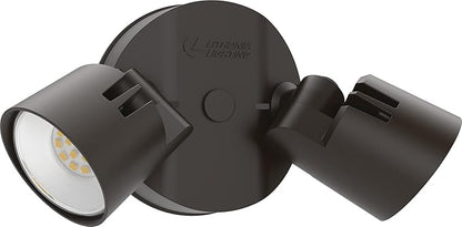 Lithonia Lighting HomeGuard 2-Light LED Outdoor Flood Lights, Wall or Ceiling by AcuityBrands
