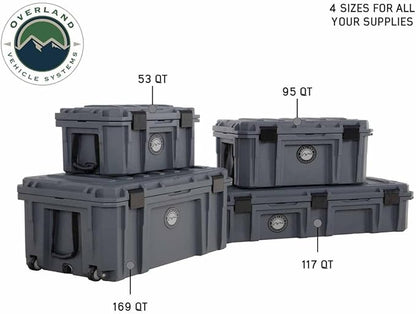 Overland Vehicle Systems 40100021 Dark Gray 117 QT Dry Box Storage - Image 7