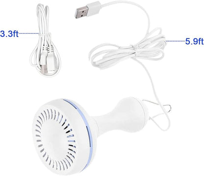 Silent USB Powered Ceiling Canopy Fan - Image 3