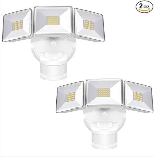 OREiN 2 Pack Motion Sensor Outdoor Lights, 4500LM 30W Outdoor Security Lights by OREiN