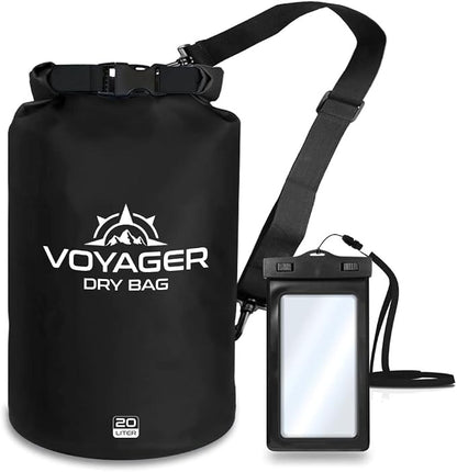 EcoGear FX Heavy Duty Waterproof Dry Bag Voyager Series – Durable Roll Top by EcoGearFX