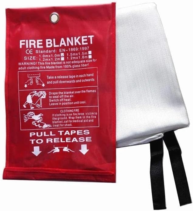ISOP Fireproof Blanket Large 70 * 78 Inches Pack of 2 – Emergency Fire Blanket - Image 3