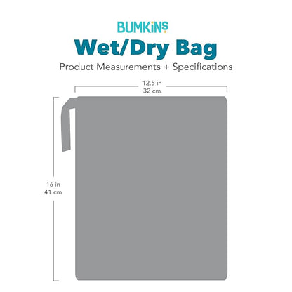 Bumkins Waterproof Wet Dry Bag for Baby, Swim Suit, Cloth Diapers, Pump Parts - Image 7