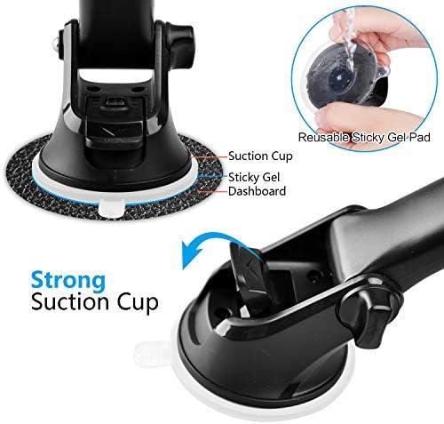 1Zero GPS Suction Cup Mount for Garmin, Replacement GPS Dash Ball Mount - Image 4
