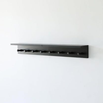 Entrance Coat Rack ，Coat Hooks, Wall-Mounted Wooden Hook Rack, Wall-Mounted - Image 9