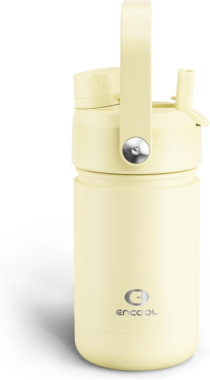 ENCOOL Kids Insulated Water Bottle - 12oz Stainless Steel Water Bottle with by ENCOOL