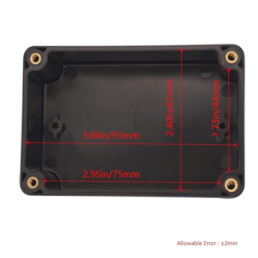 2 Packs Junction Box IP65 Waterproof ABS Plastic Electrical Project Case Power - Image 3