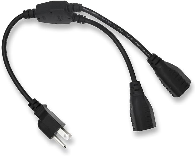 KUNCAN Power Cord Extension Y Splitter - Image 3