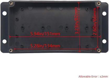 2 Pack Project Box IP65 Waterproof Junction Box ABS Plastic Black Electrical - Image 3