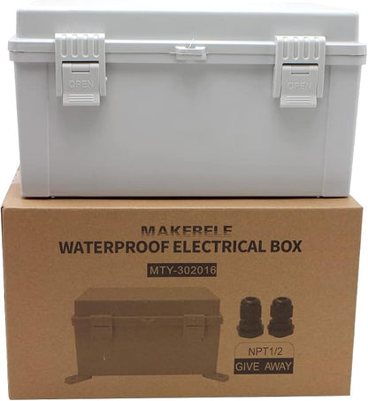 MAKERELE Waterproof Junction Box Outdoor Junction Box ABS Plastic Waterproof - Image 8