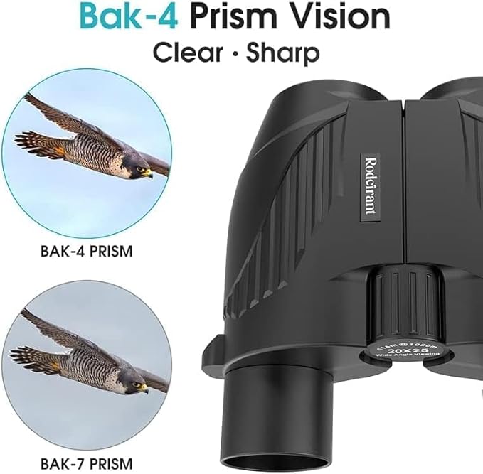 20X25 Compact Binoculars for Adults, Large Eyepiece Waterproof Binocular - Image 2