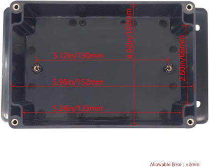 Project Box ABS Black Electrical Boxes IP65 Outdoor Waterproof Box Electronic - Image 4