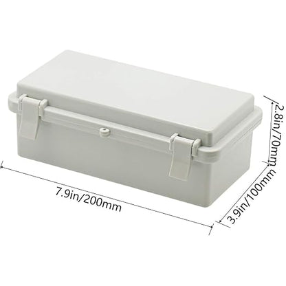 Zulkit 2pcs Junction Box ABS Plastic Dustproof Waterproof IP65 Electrical Boxes - Image 2