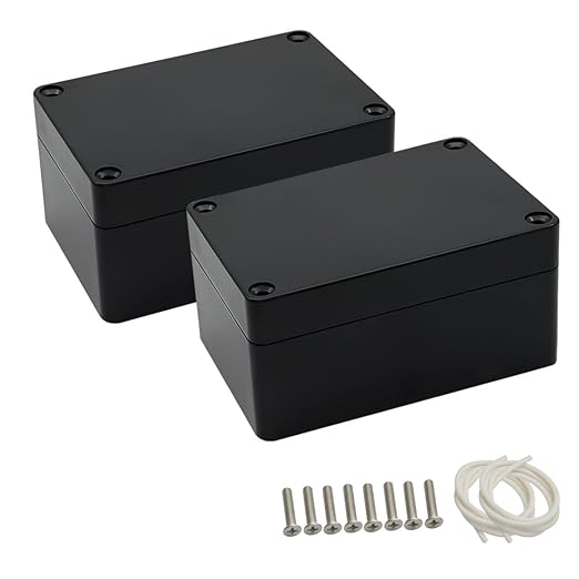 LeMotech Junction Box IP65 Waterproof Project Box Dustproof ABS Plastic by LeMotech