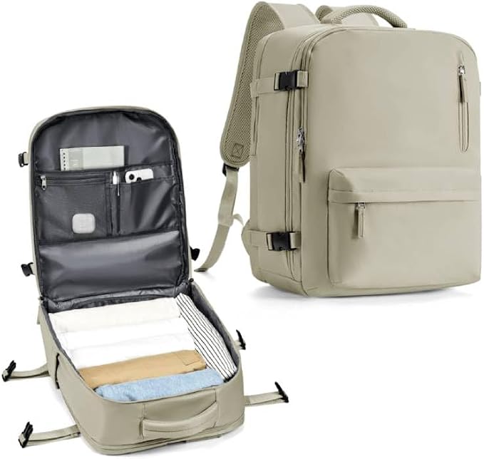 WONHOX Large Travel Backpack Carry on Flight Approved Laptop Work Business by WONHOX