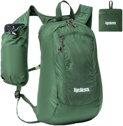 12L Ultralight & Thin Packable Daypack, Small Foldable Hiking Backpack Travel by EgoNova