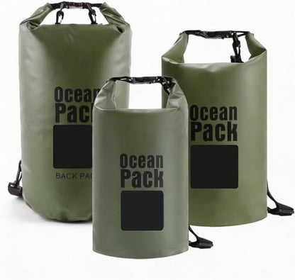 Waterproof Dry Bag Set of 3 – Roll Top PVC Dry Bags Waterproof by Unknown