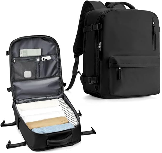 WONHOX Large Travel Backpack Carry on Flight Approved Laptop Work Business by WONHOX