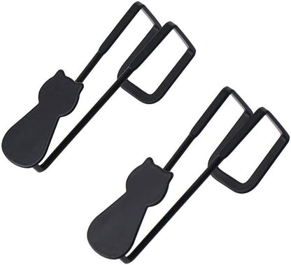 3Pcs- Over Cabinet Door Hooks Iron Decorative Cat Over The Cupboard Drawer - Image 7