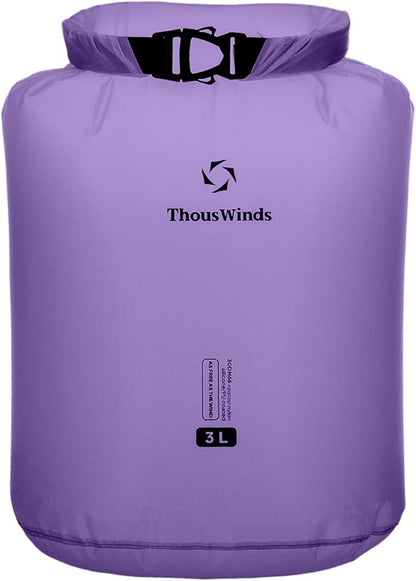 Thous Winds Waterproof Dry Bag, Ultralight 3L/6L/12L/24L/36L Roll Top by ThousWinds