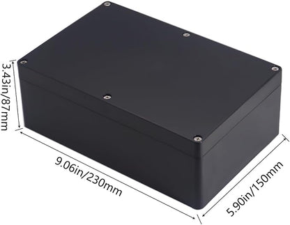 Project Box IP65 Waterproof Junction Box ABS Plastic Black Electrical Boxes DIY - Image 2