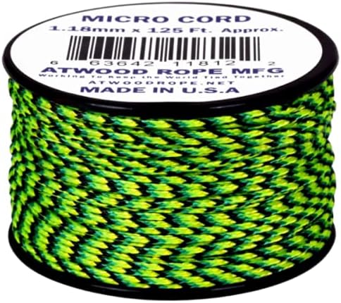 Atwood Rope MFG Micro Utility Cord 1.18mm X 125ft Reusable Spool | Tactical by AtwoodRopeMFG