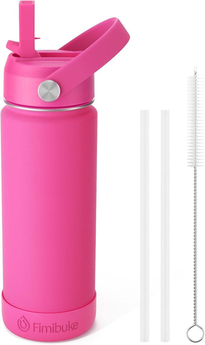 Fimibuke Kids Insulated Water Bottle, 18oz BPA FREE 18/8 Stainless Steel Kids by Fimibuke