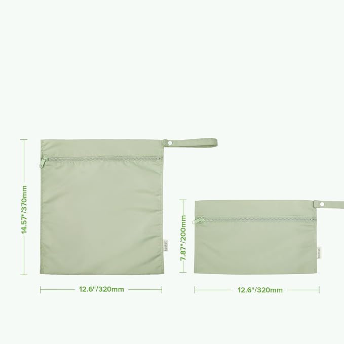 haakaa Waterproof Wet Bags for Baby Wet Dry Bags for Cloth Diaper, Swimsuit & - Image 9